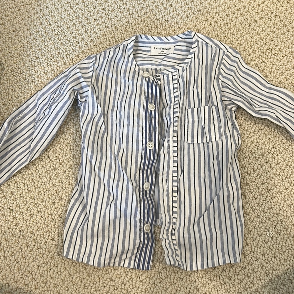 Baby boys like new button up